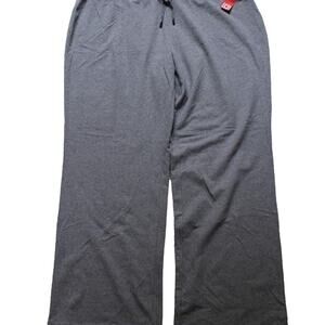 Liz Claiborne Sport 3X Knit Pants Heather Grey NEW